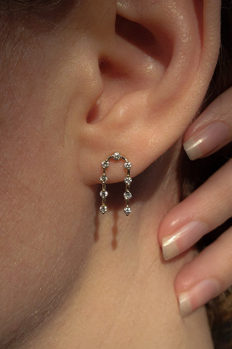 Libra Diamond Earrings