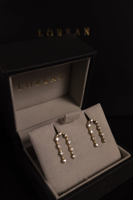 Libra Diamond Earrings