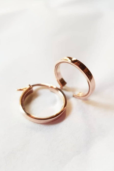 Flat Hoop Earrings