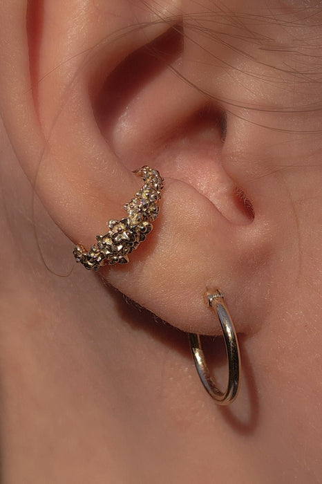 Hydrangea Ear Cuff
