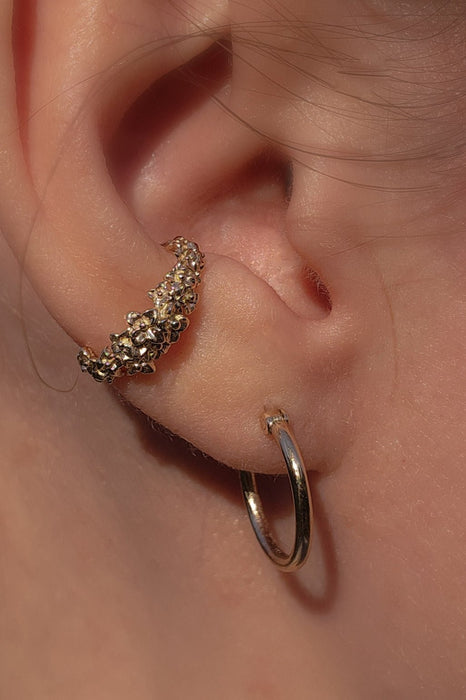 Round Hoop Earrings