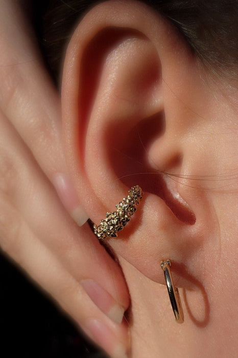 Hydrangea Ear Cuff