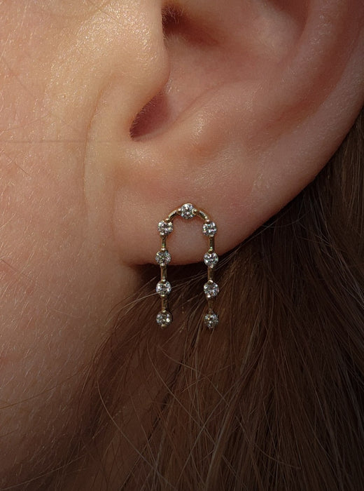 Libra Diamond Earrings