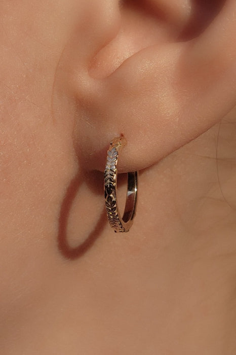 Botanical Hoop Earrings