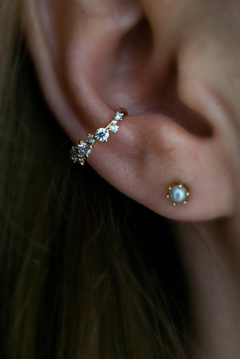 Petite Pearl Stud Earrings