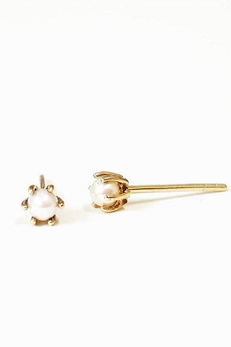 Petite Pearl Stud Earrings